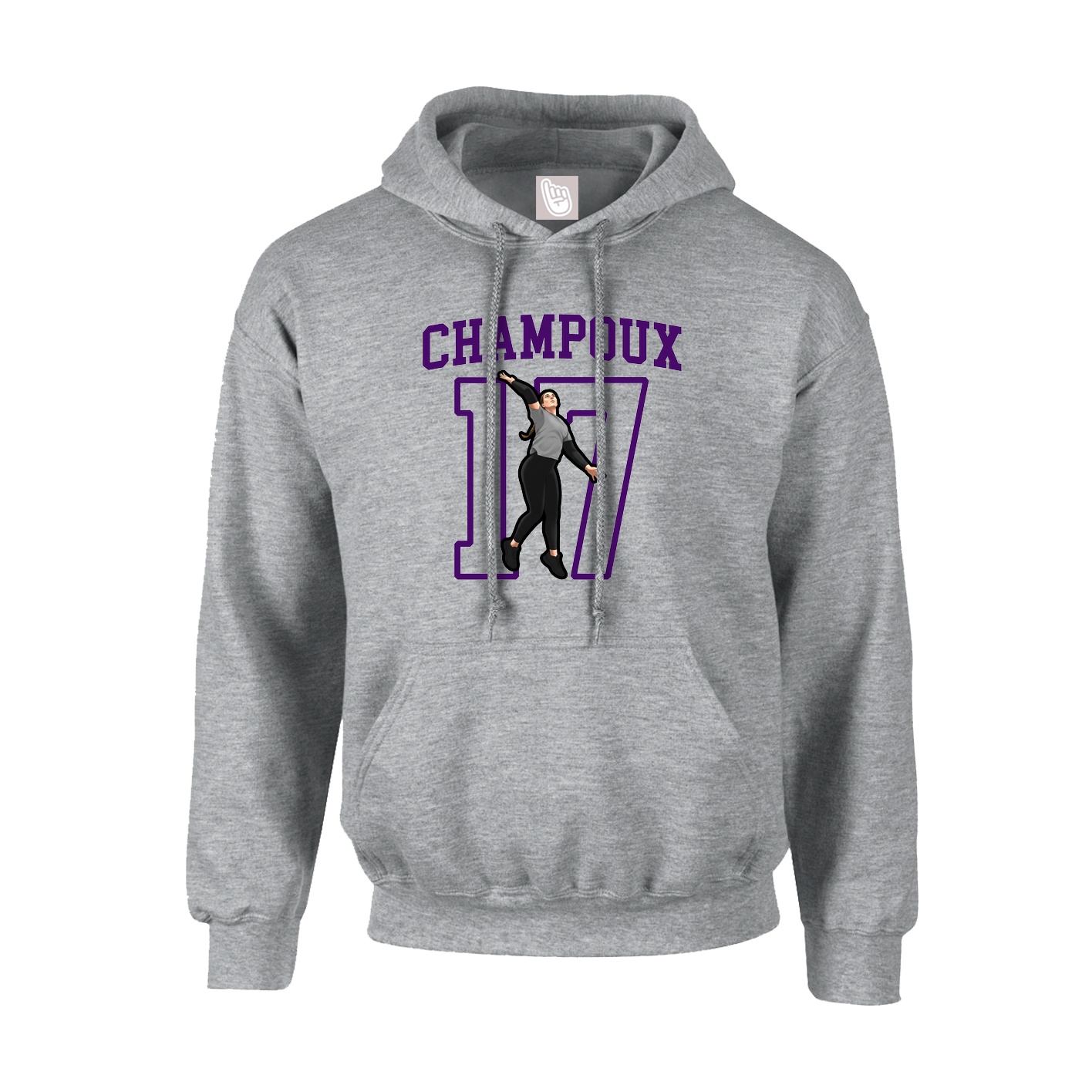 Hoodie — Shirsey in Grey