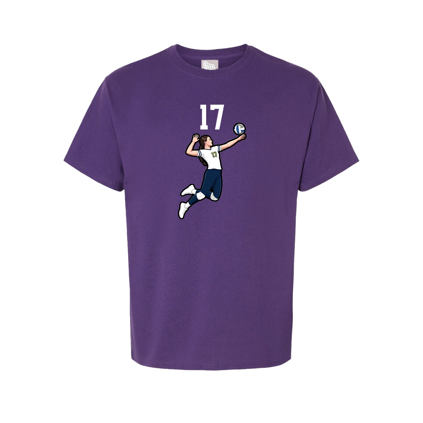 Tee — Number Top in Purple