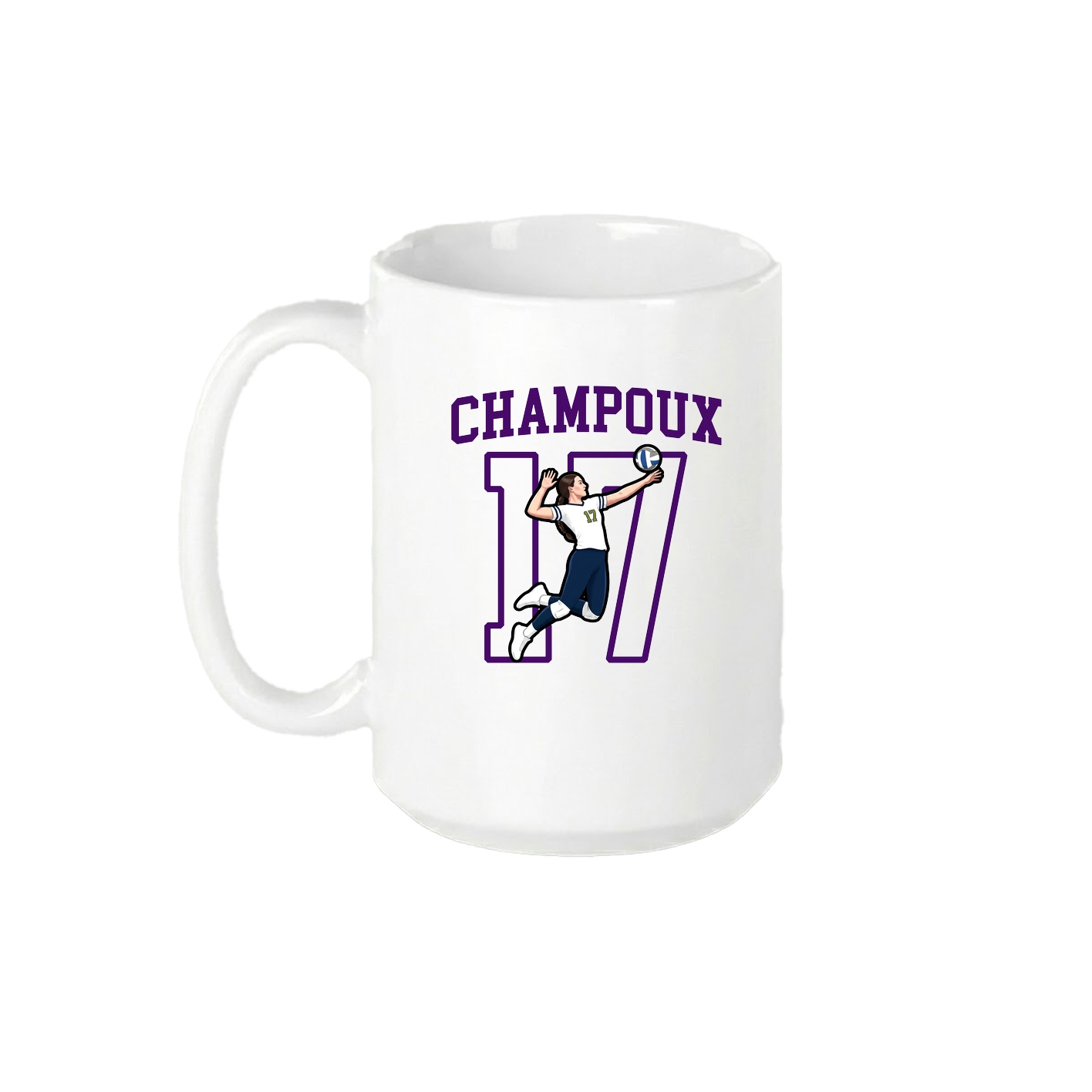 15oz Coffee Mug — Shirsey in White