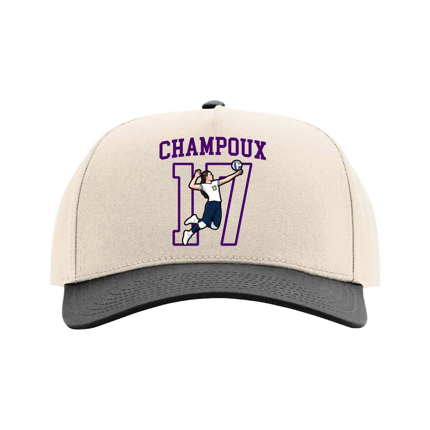 Full Fabric Five-Panel Champ Cap