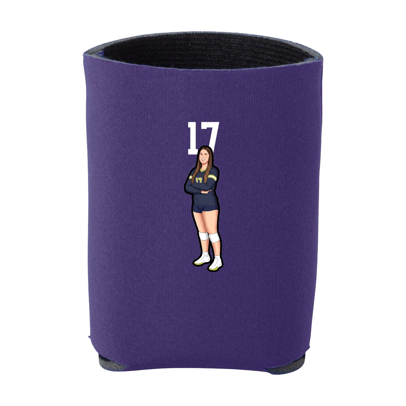 Can Holder — Number Top in Purple