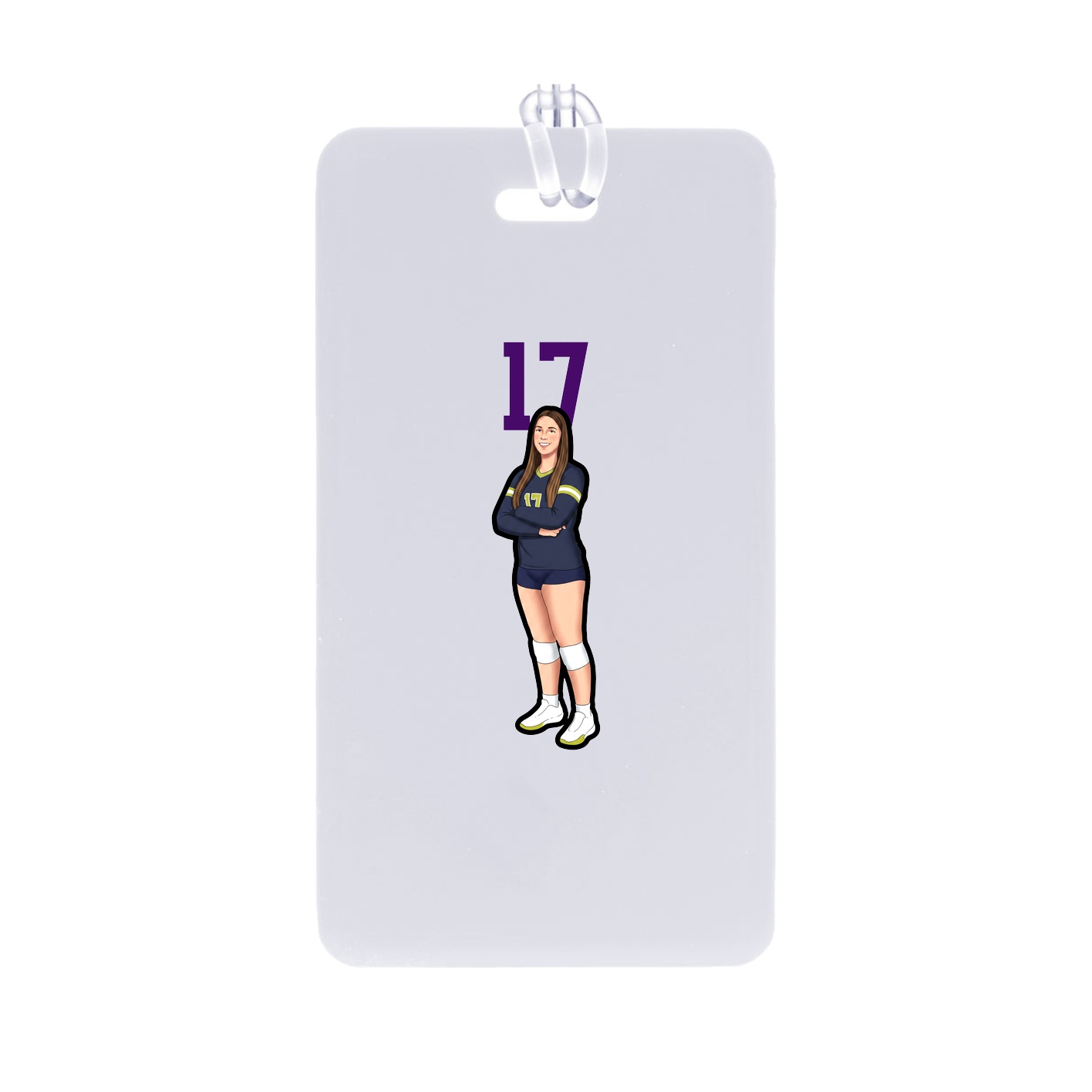 Bag Tag — Number Top in Classic