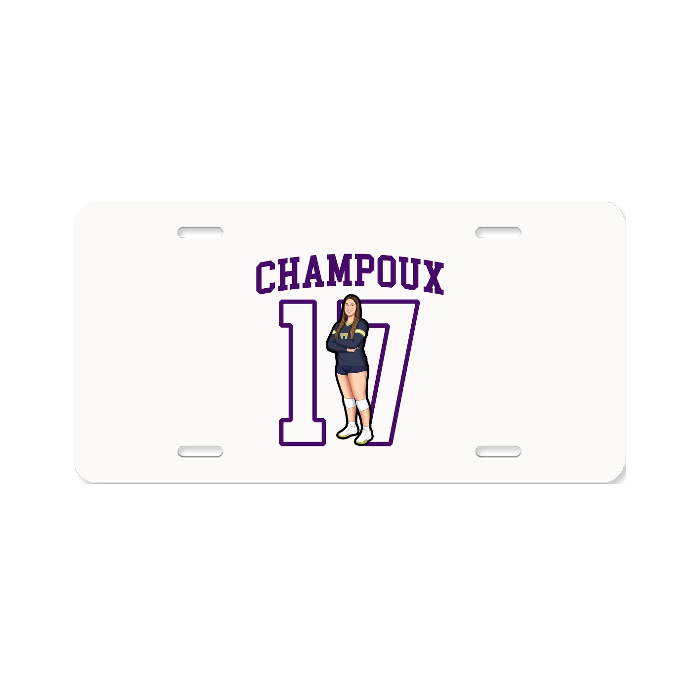 License Plate — Shirsey in Classic