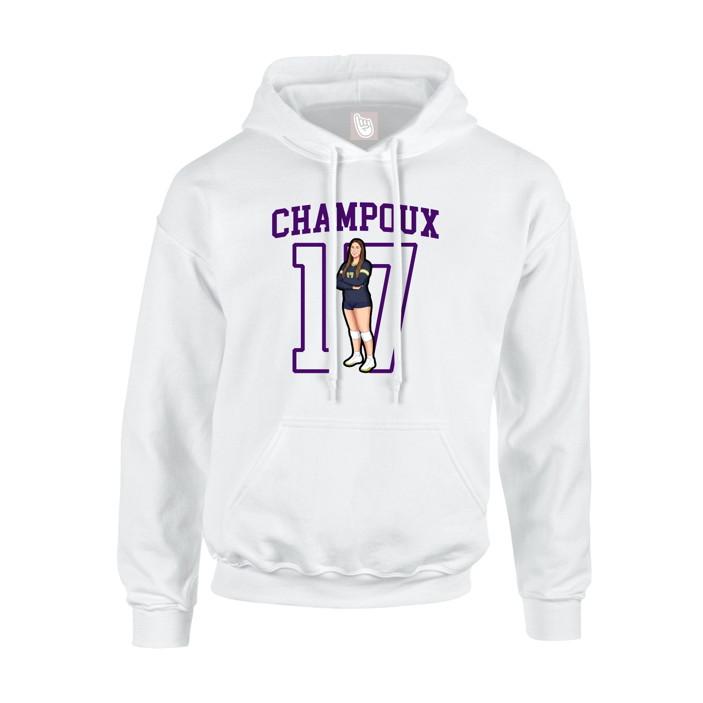 Youth Hoodie — Shirsey in White