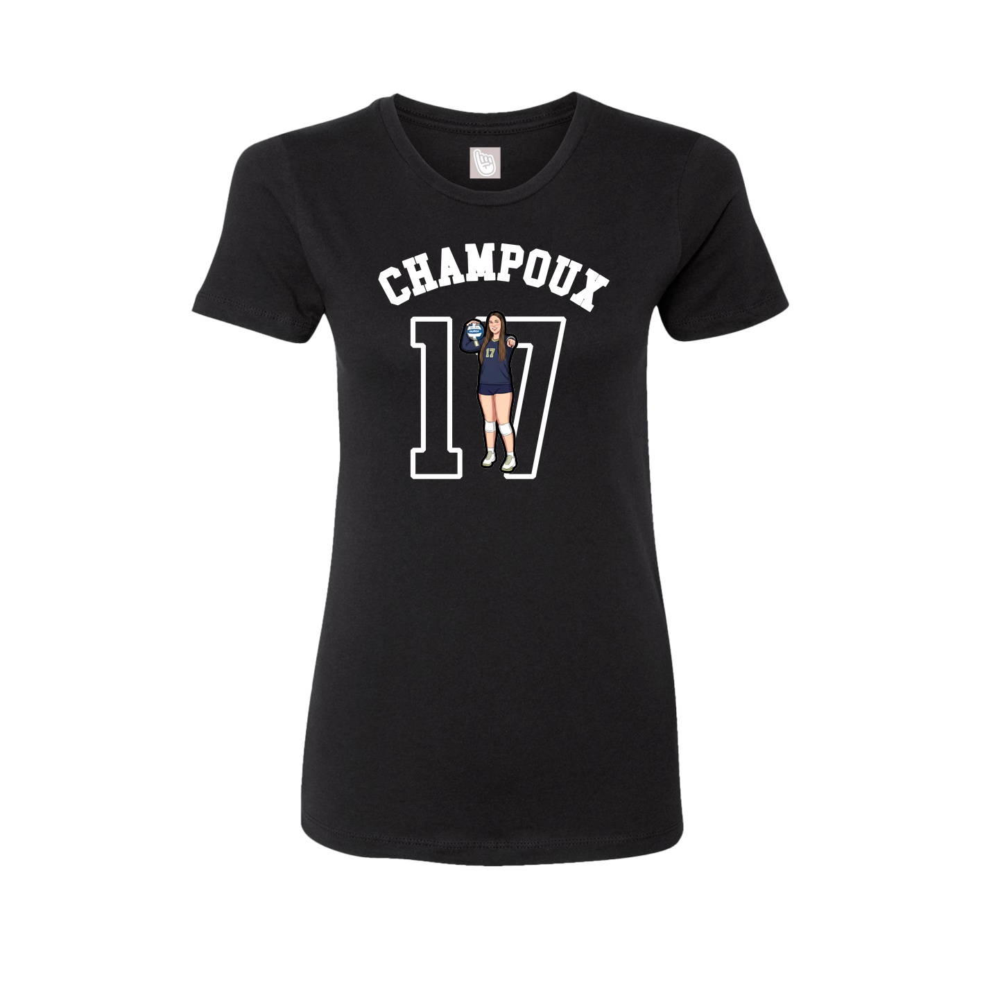 Womens Tee — Shirsey Arch in Black
