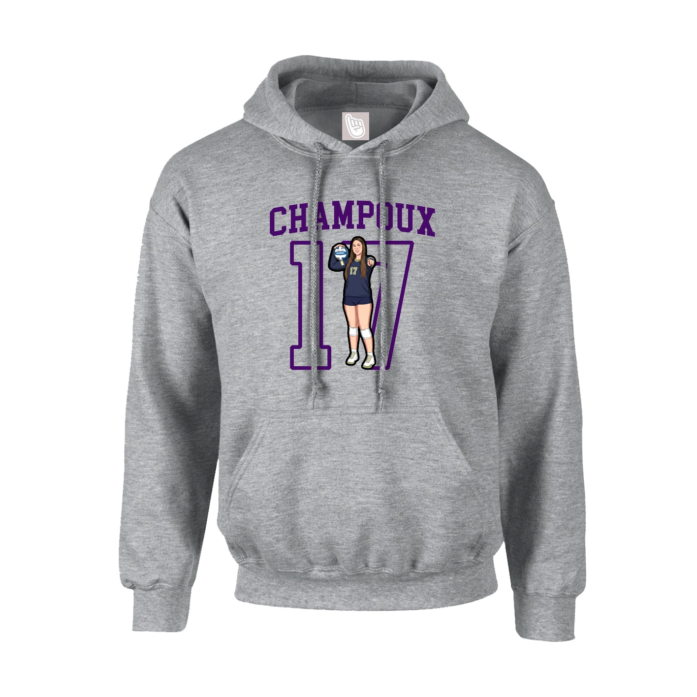 Hoodie — Shirsey in Grey