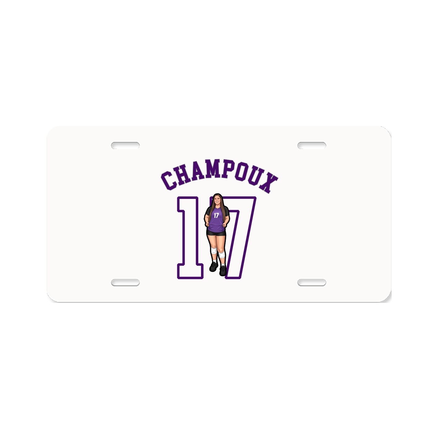 License Plate — Shirsey Arch in Classic