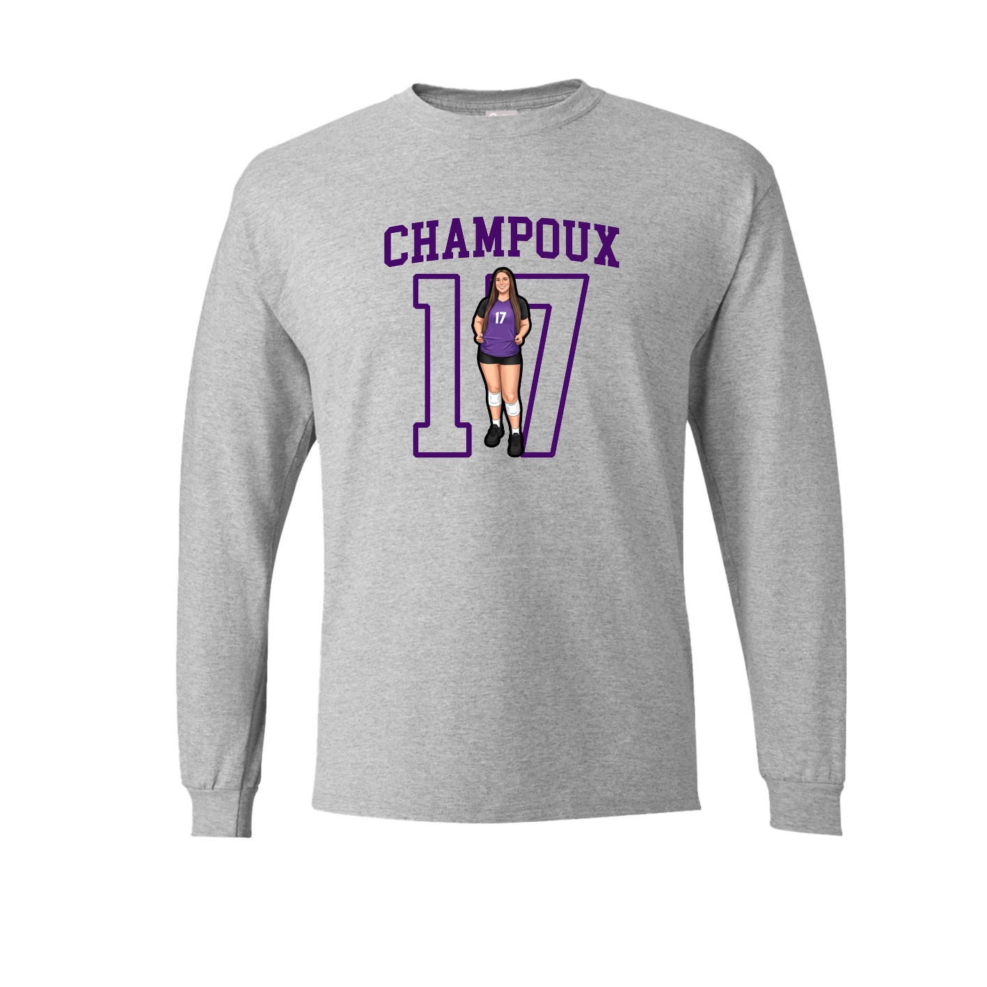 Long Sleeve Tee — Shirsey in Grey