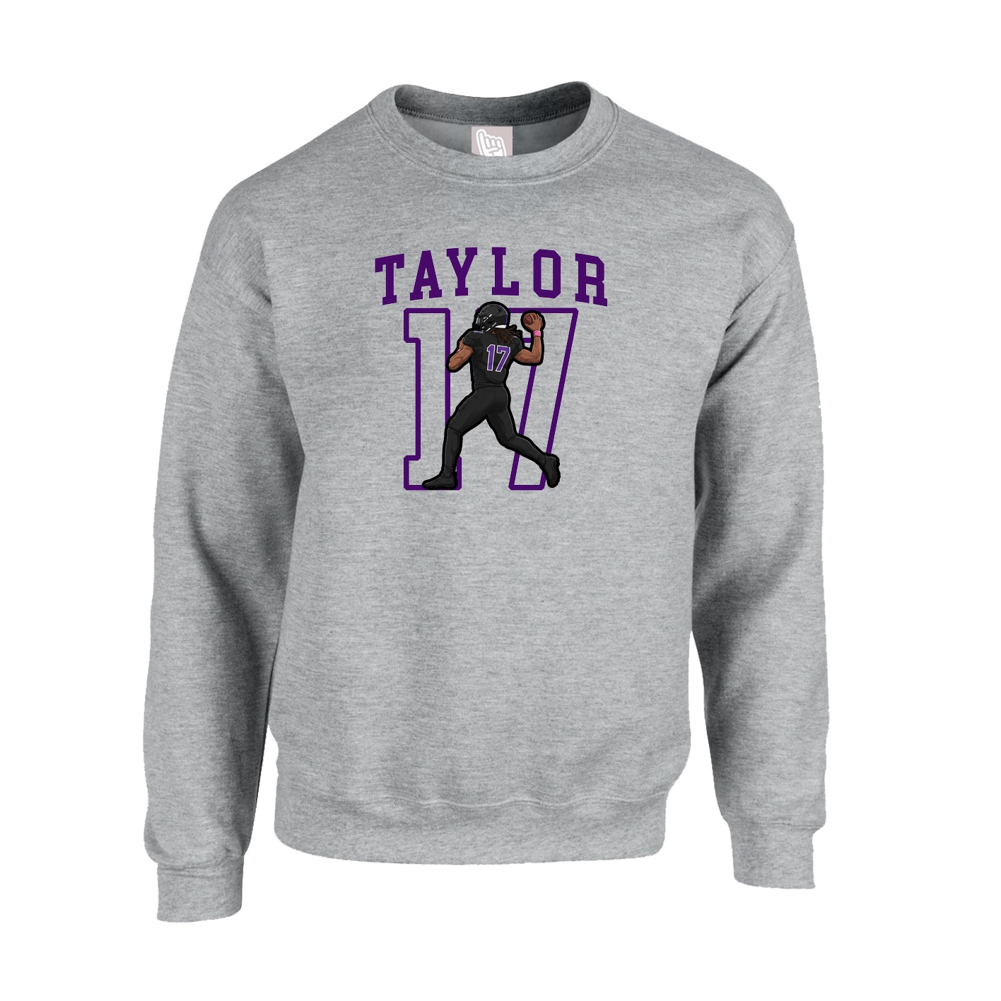 Fleece Crew — Shirsey in Grey