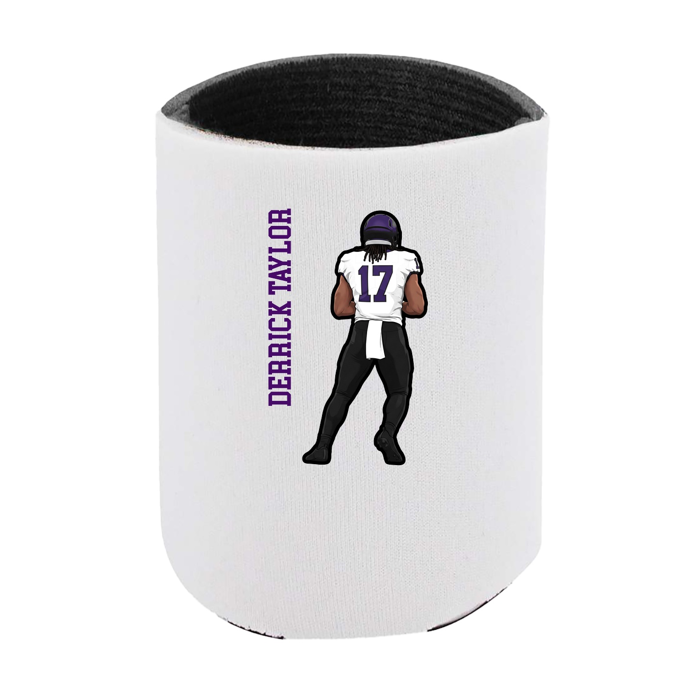 Can Holder — Name Vertical in White