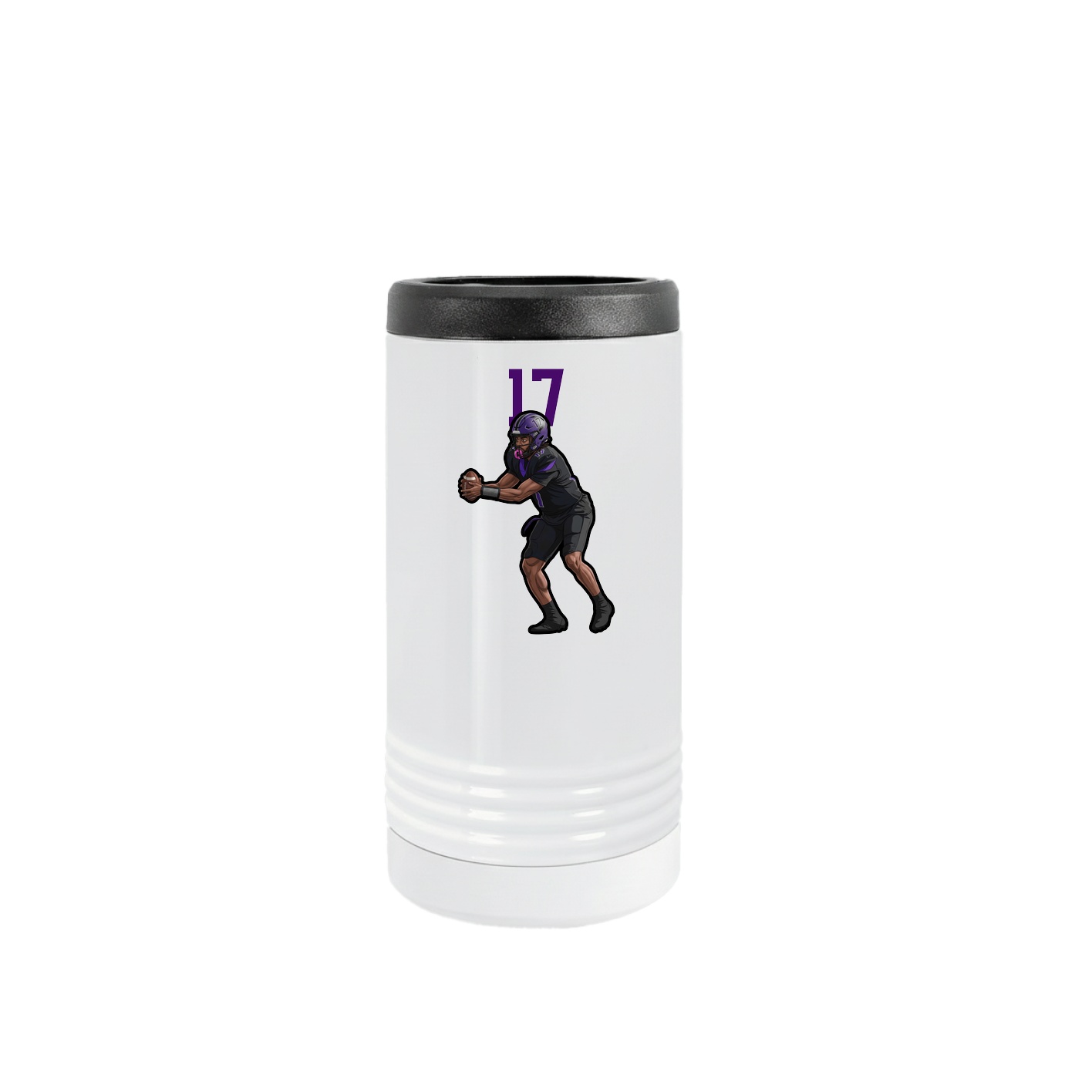 Slim Beverage Holder — Number Top in White