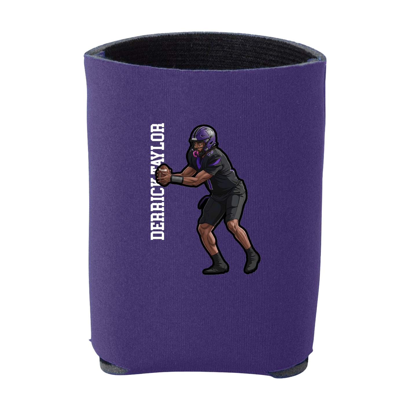 Can Holder — Name Vertical in Purple