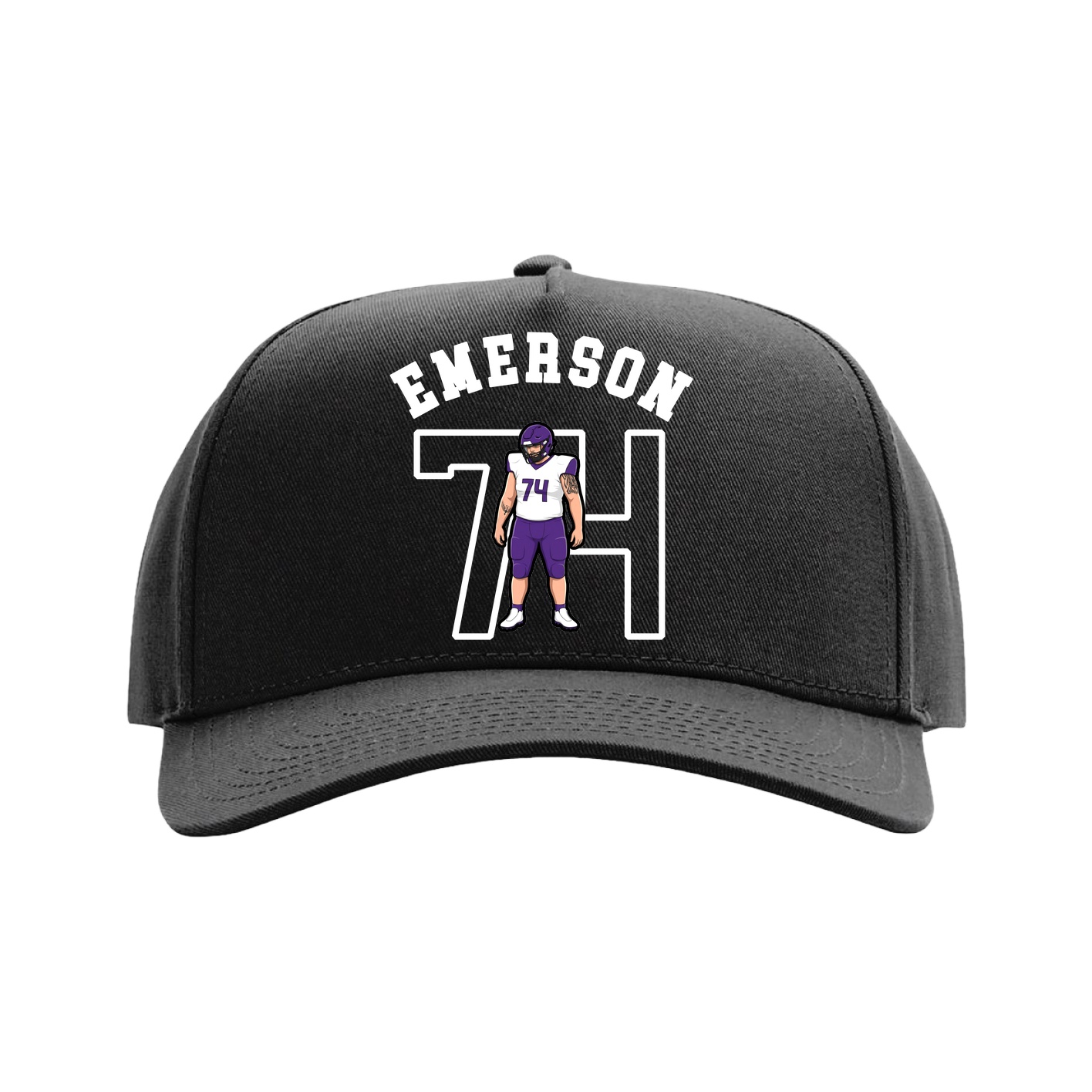 Full Fabric Five-Panel Champ Cap