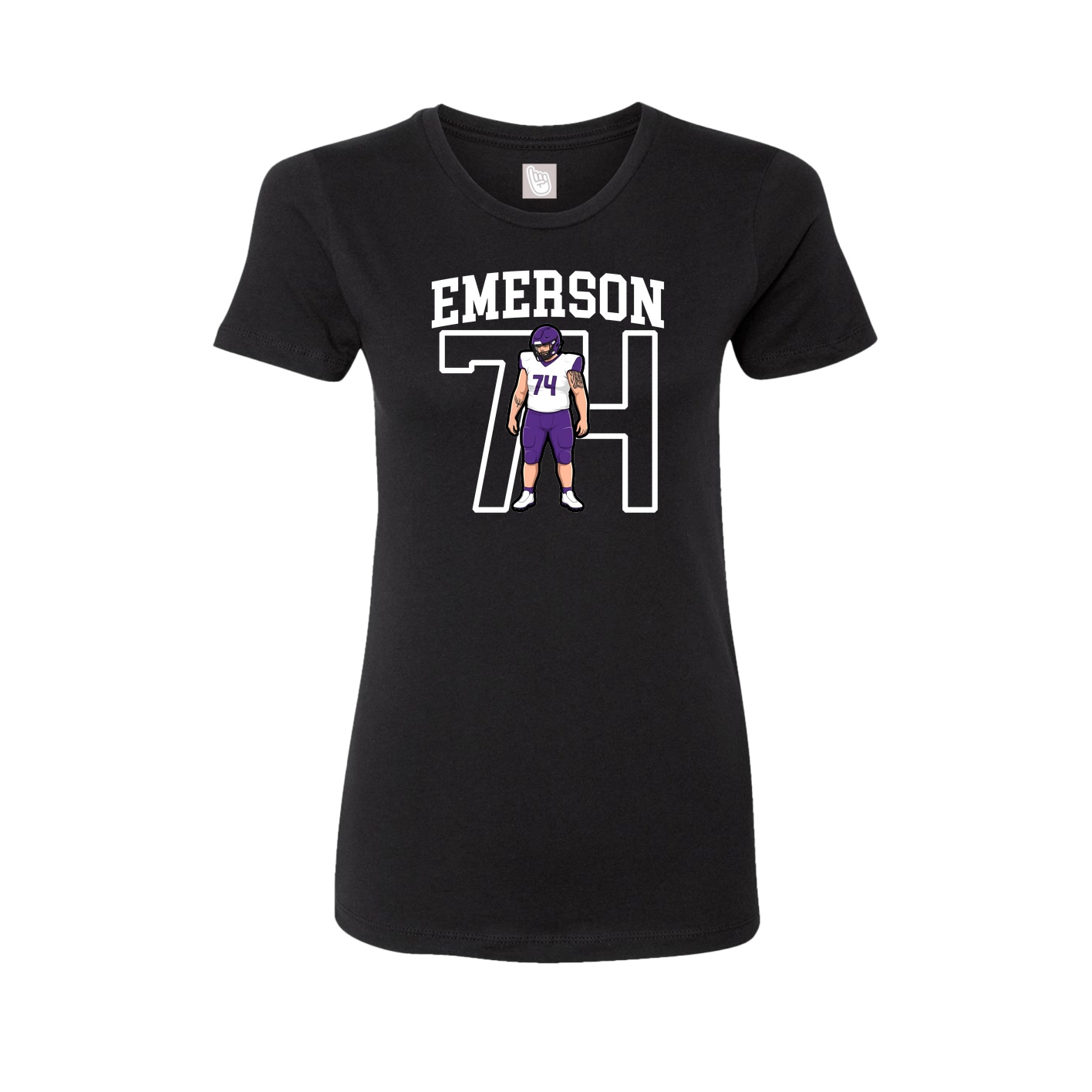 Fitted Women's Tee — Shirsey in Black
