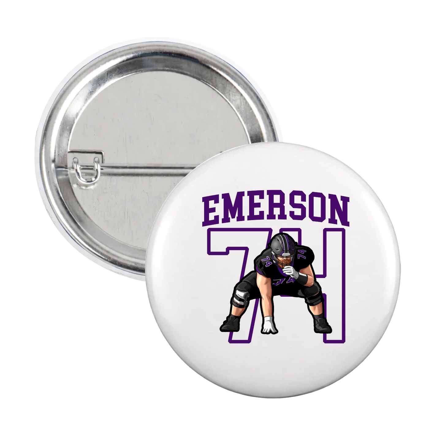 Game Day Button — Shirsey in White