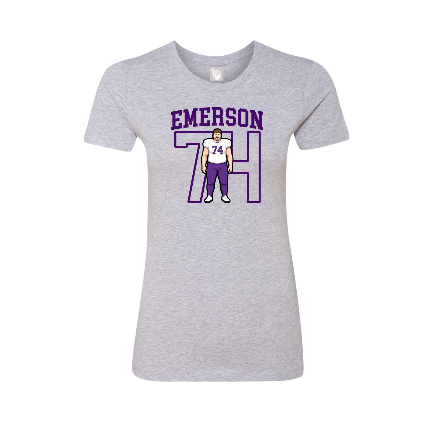 Fitted Women's Tee — Shirsey in Grey