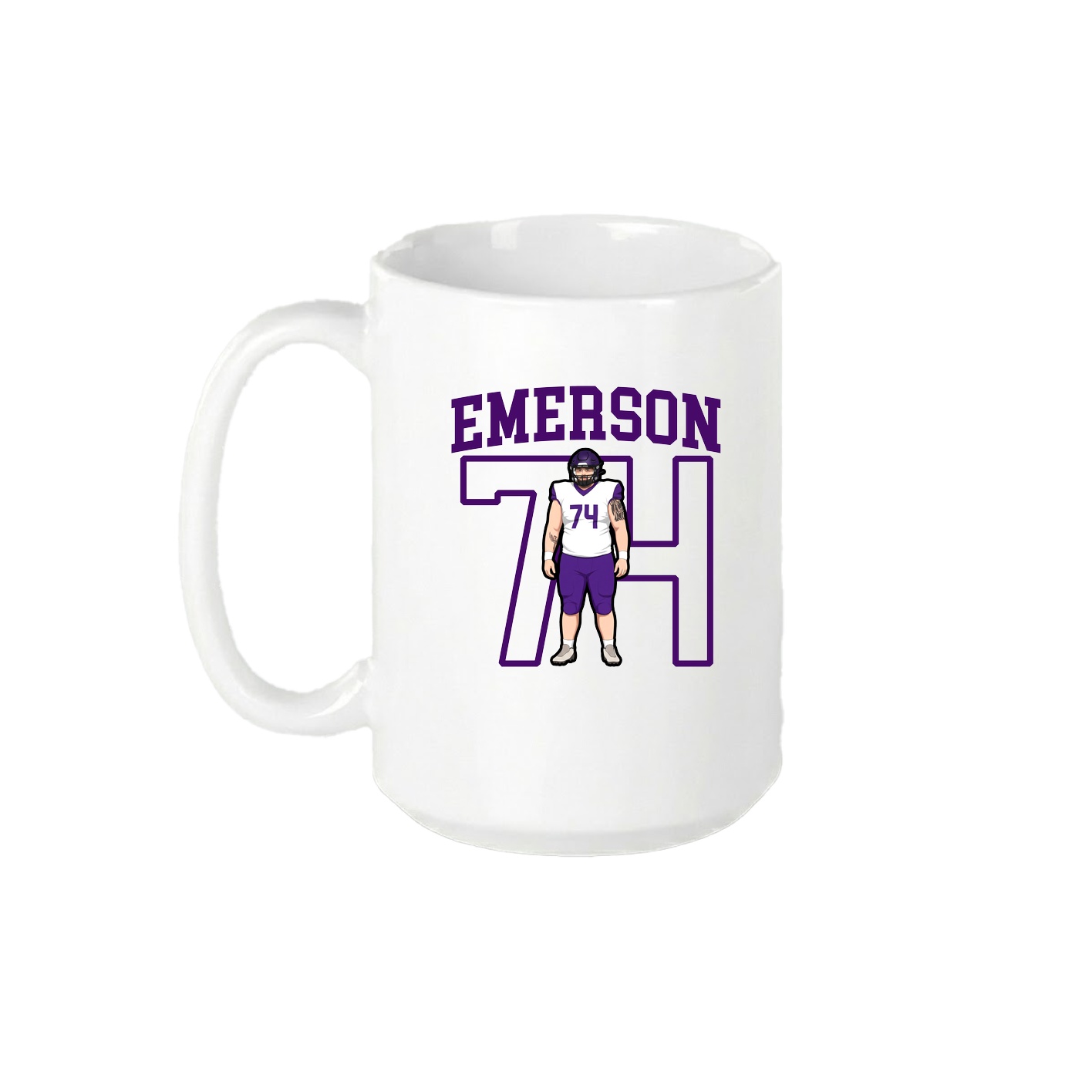 15oz Coffee Mug — Shirsey in White