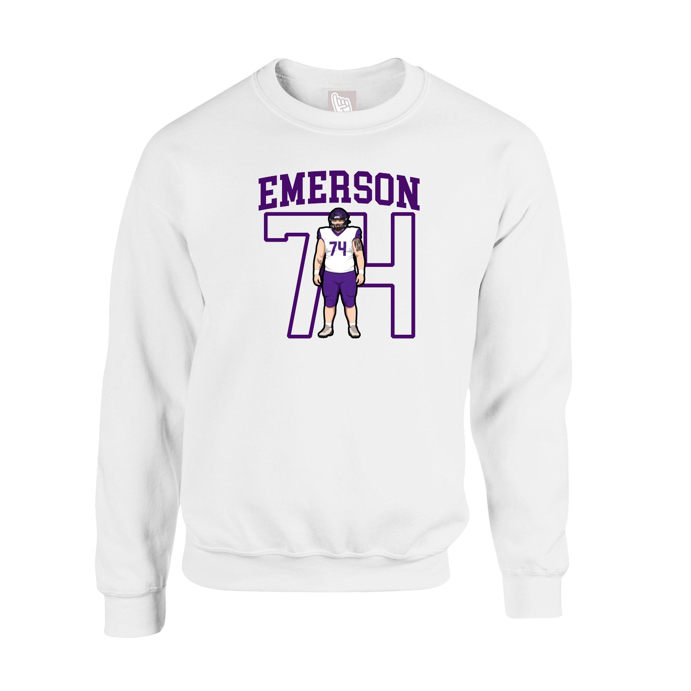 Fleece Crew — Shirsey in White