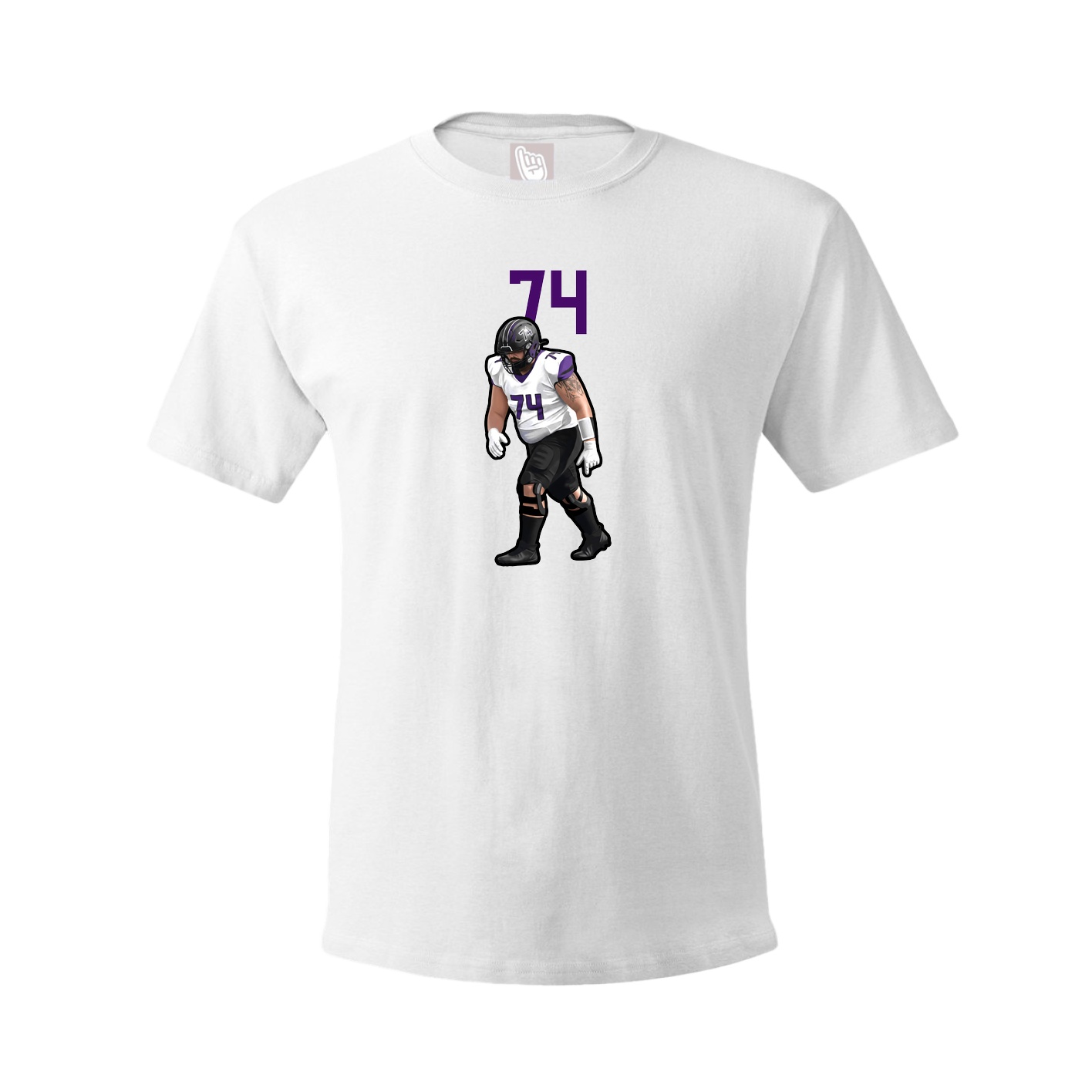 Tee — Number Top in White