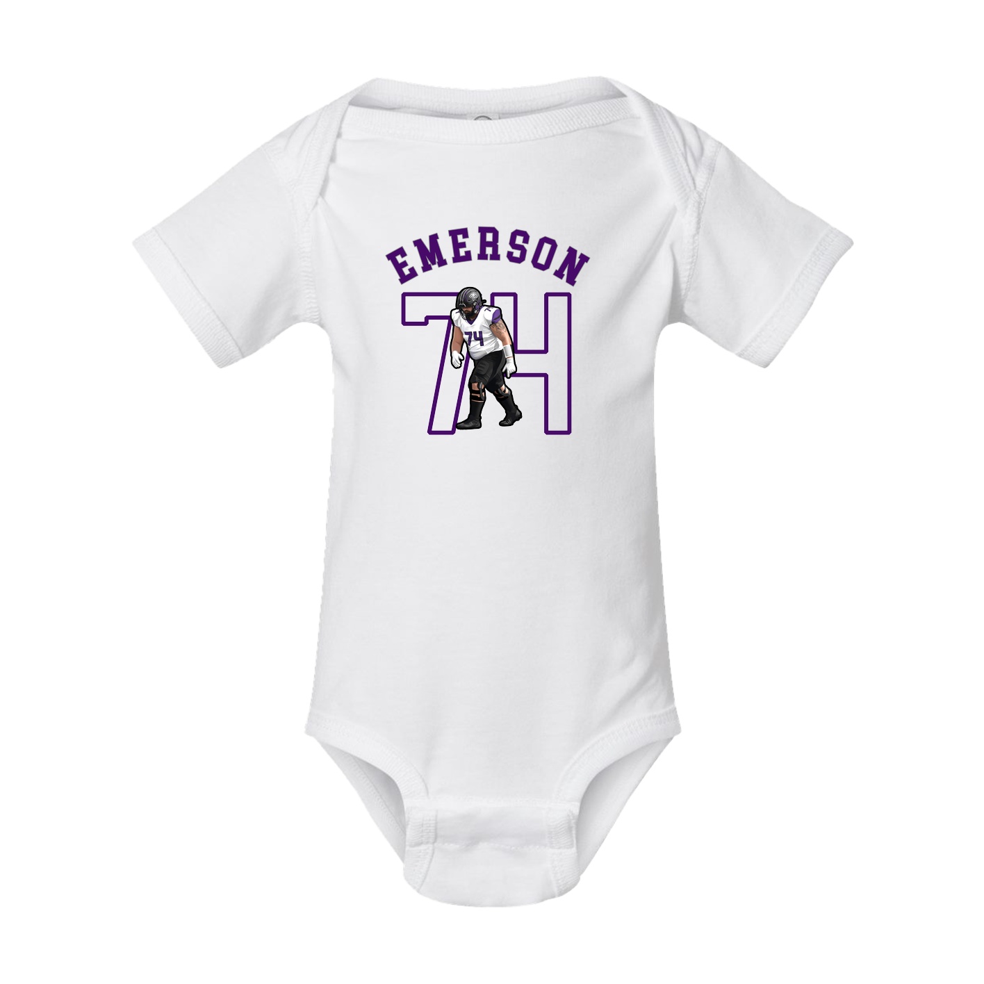 Baby Onesie — Shirsey Arch in White