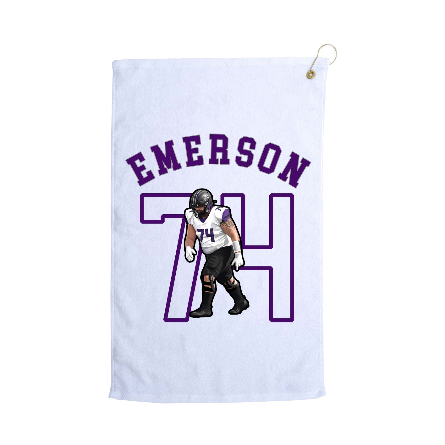 Golf Towel — Shirsey Arch in White