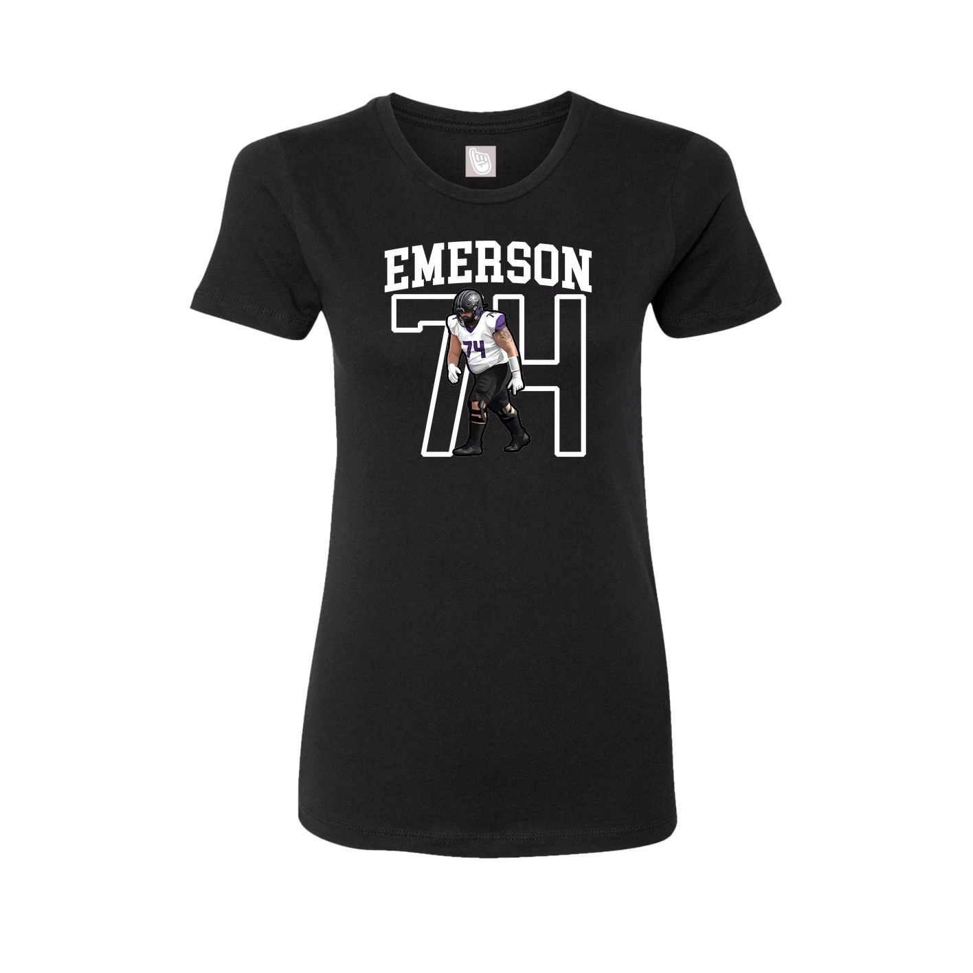 Fitted Women's Tee — Shirsey in Black
