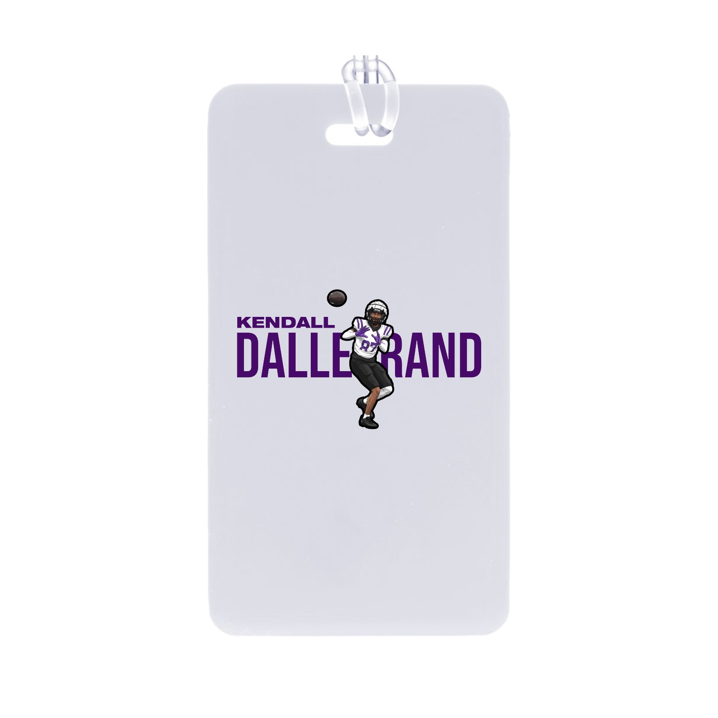 Bag Tag — Player Name in Classic
