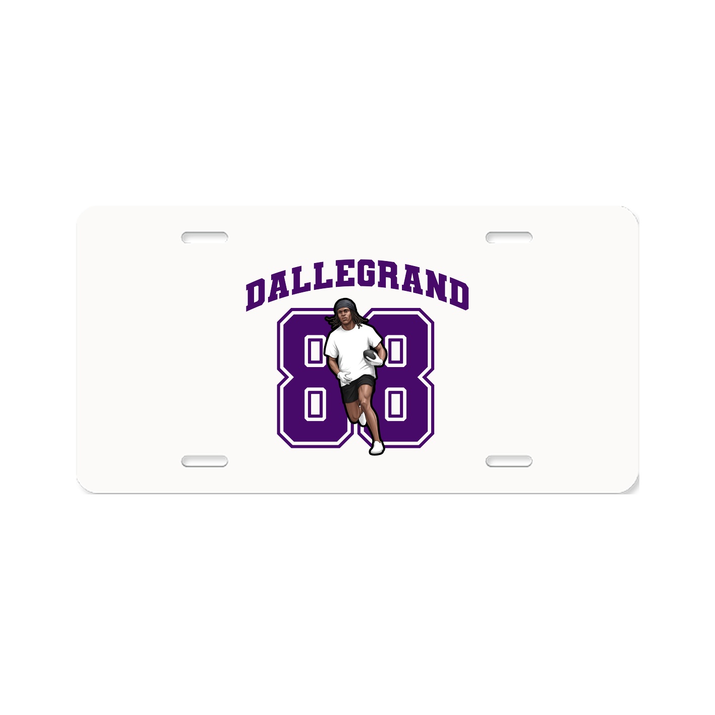 License Plate — Number in Classic