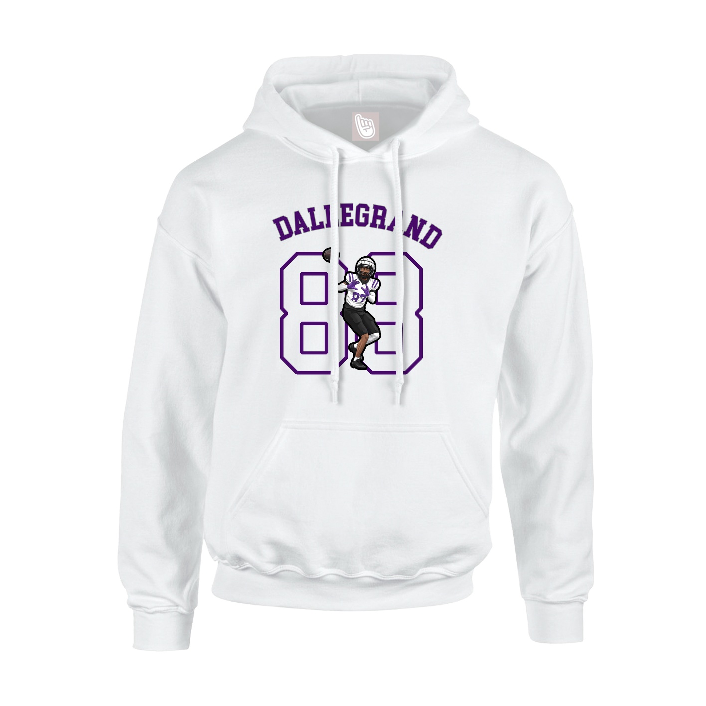Hoodie — Shirsey Arch in White