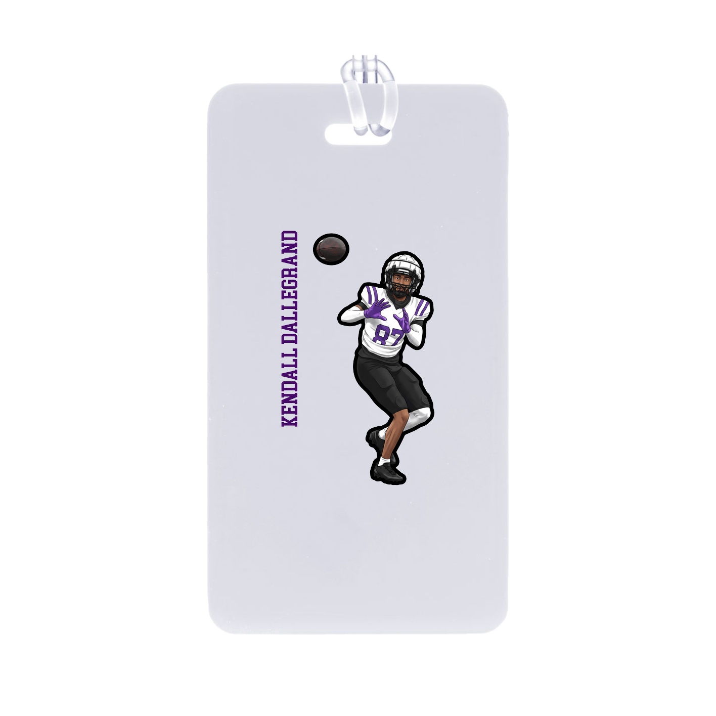 Bag Tag — Name Vertical in Classic