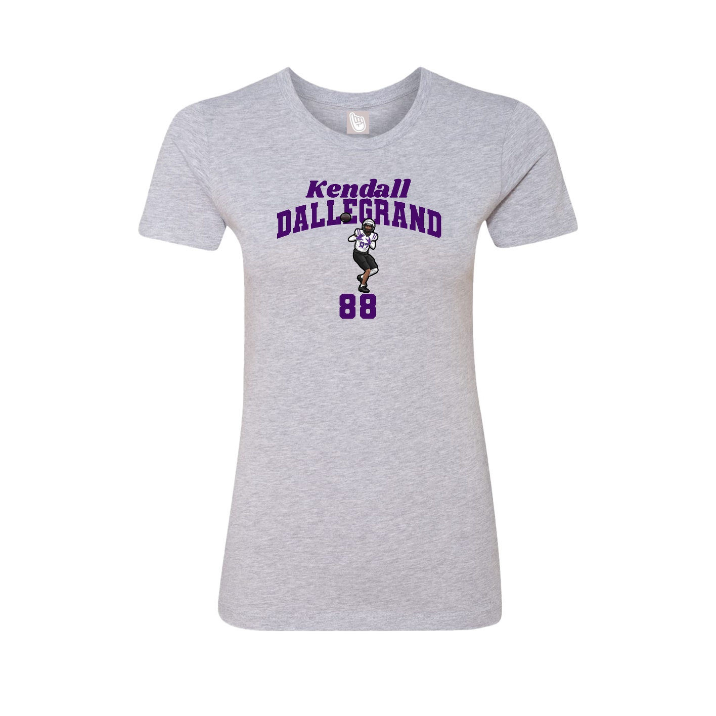 Womens Tee — Signature Arch in Grey