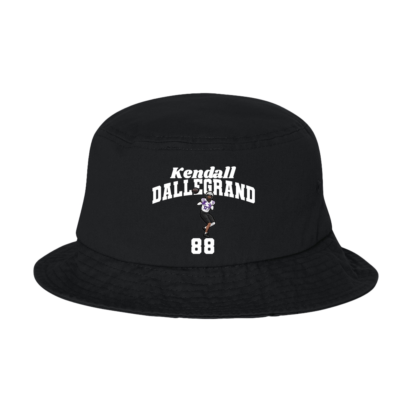 Bucket Cap — Signature Arch in Black