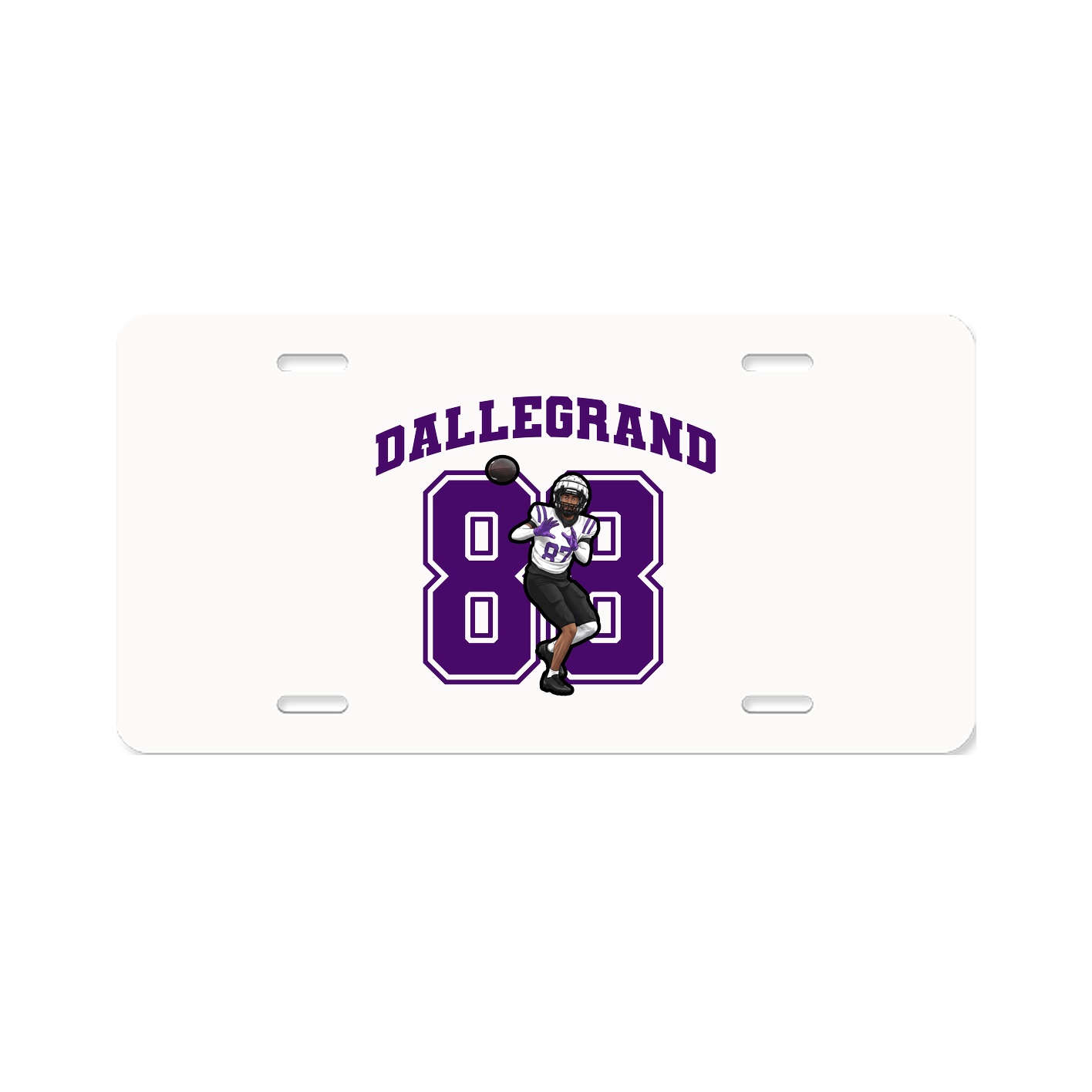 License Plate — Number in Classic