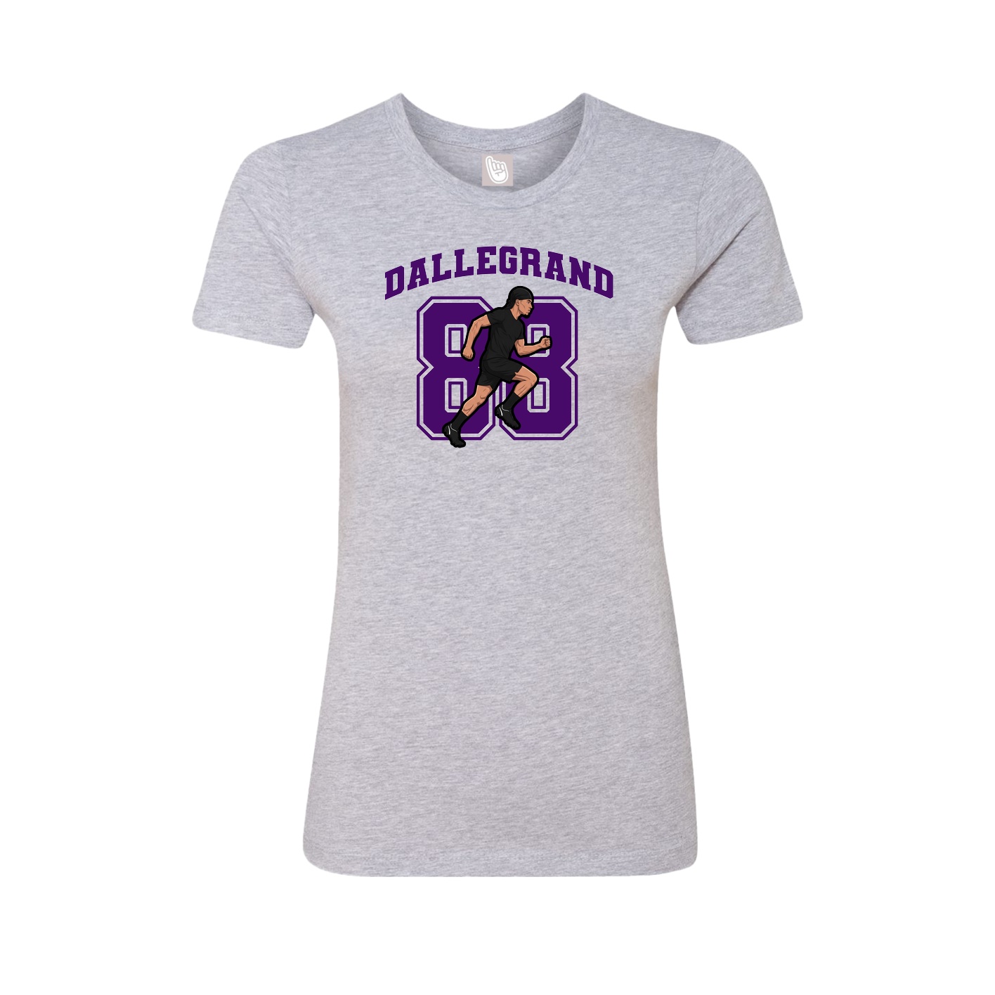 Womens Tee — Number in Grey