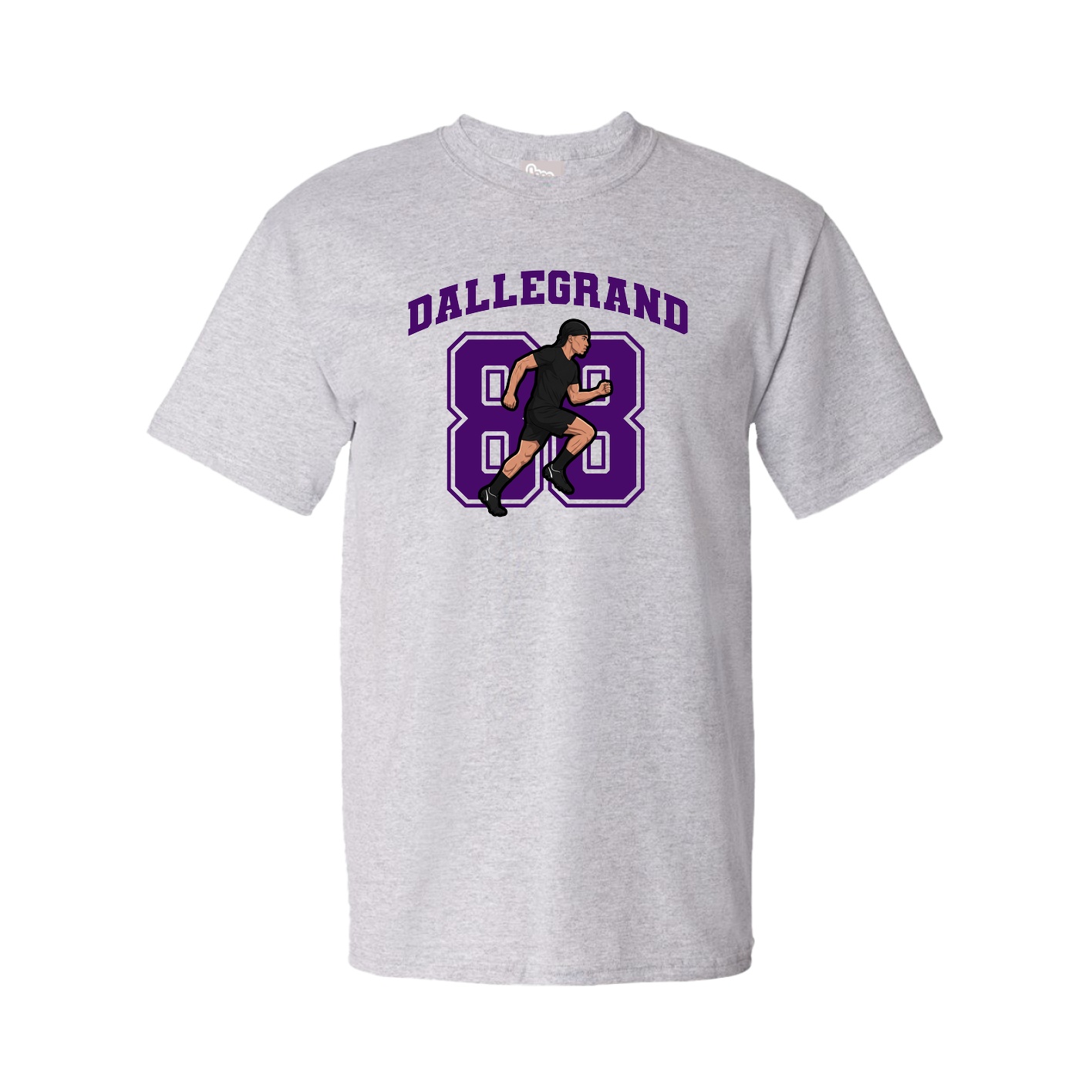 Youth Tee — Number in Grey