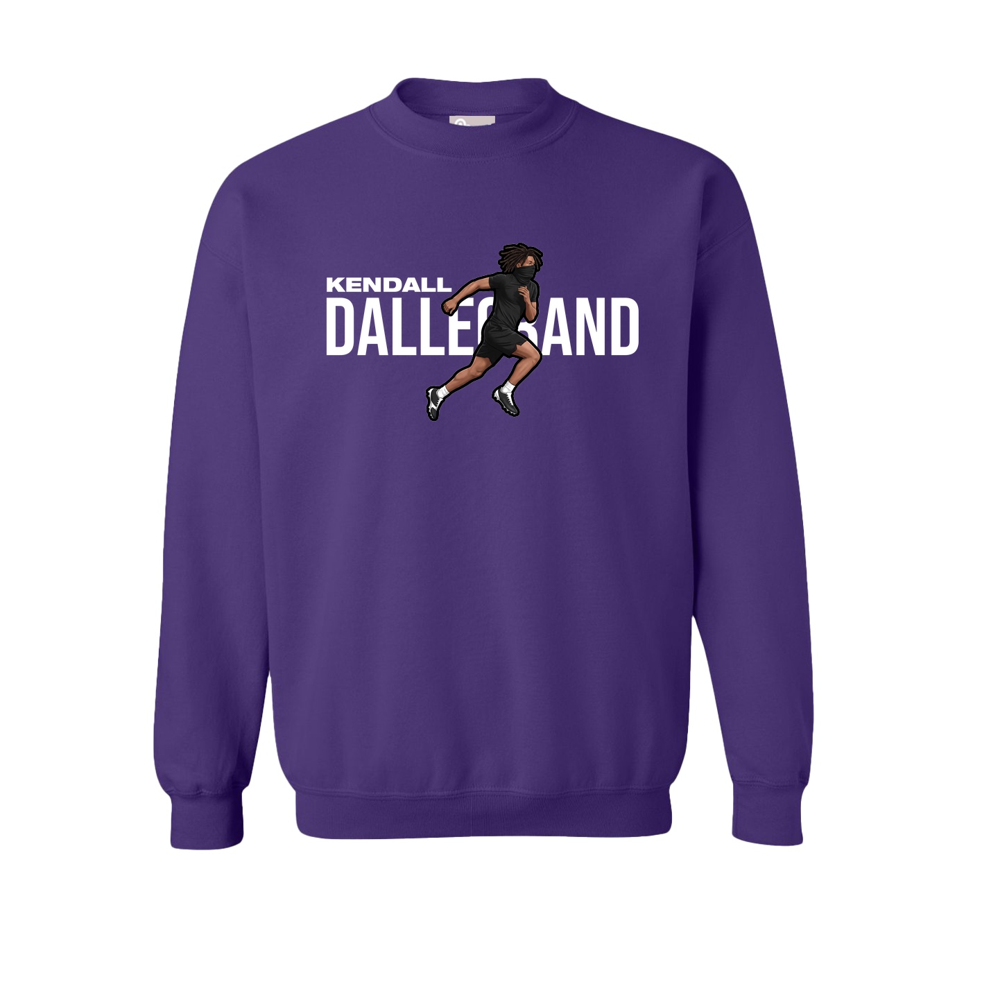Fleece Crew — Player Name in Purple