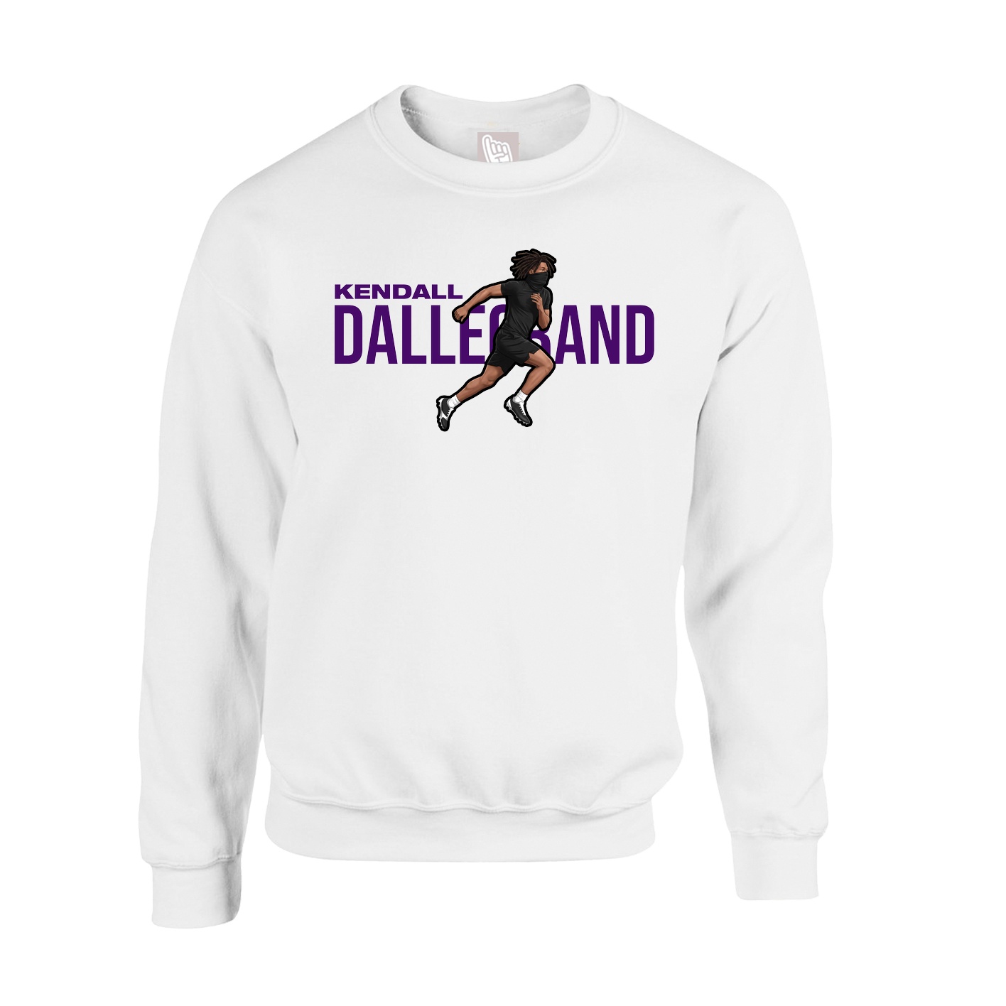 Fleece Crew — Player Name in White