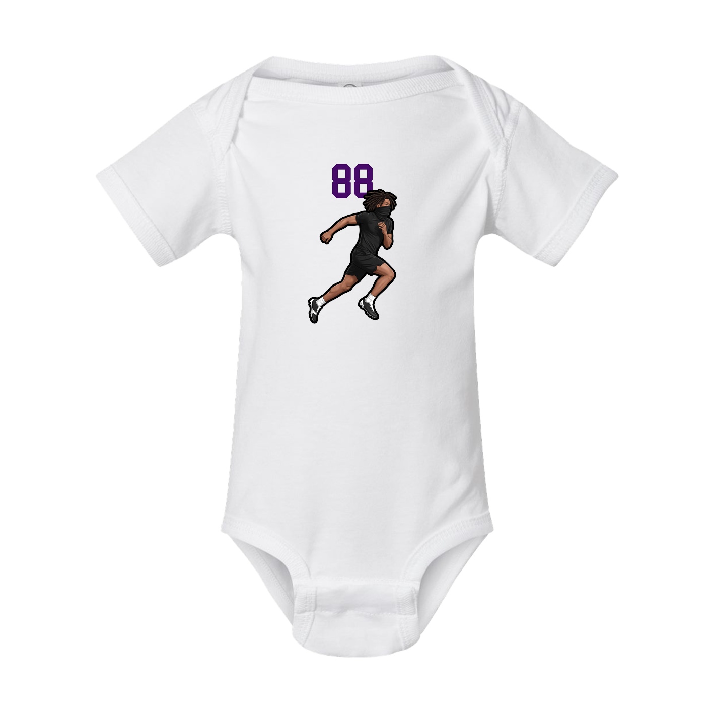 Baby Onesie — Number Top in White