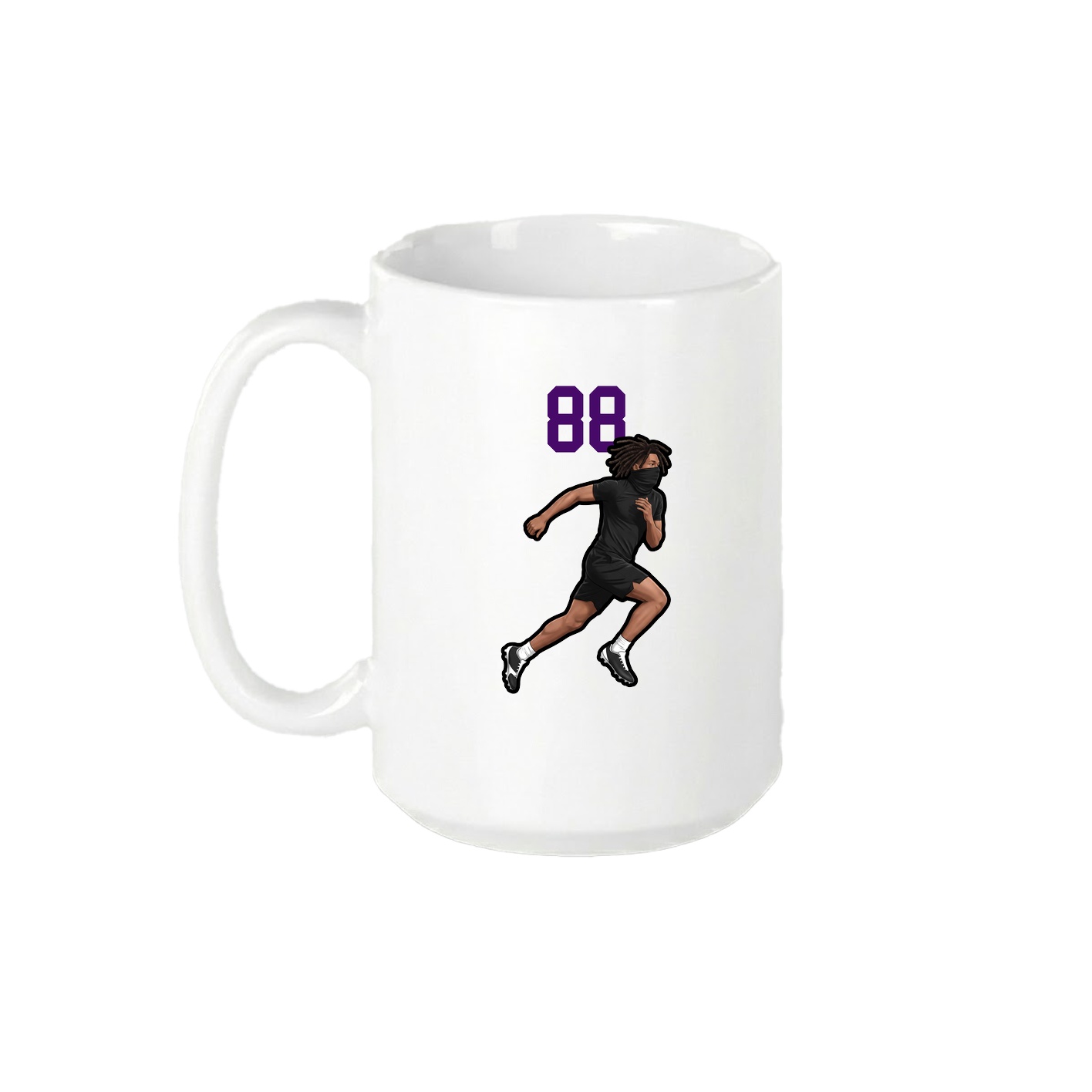 15oz Coffee Mug — Number Top in White