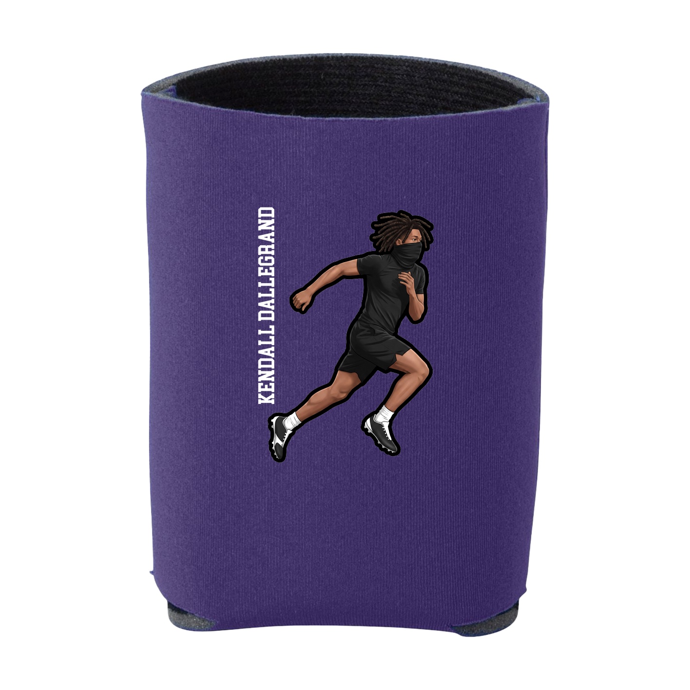Can Holder — Name Vertical in Purple