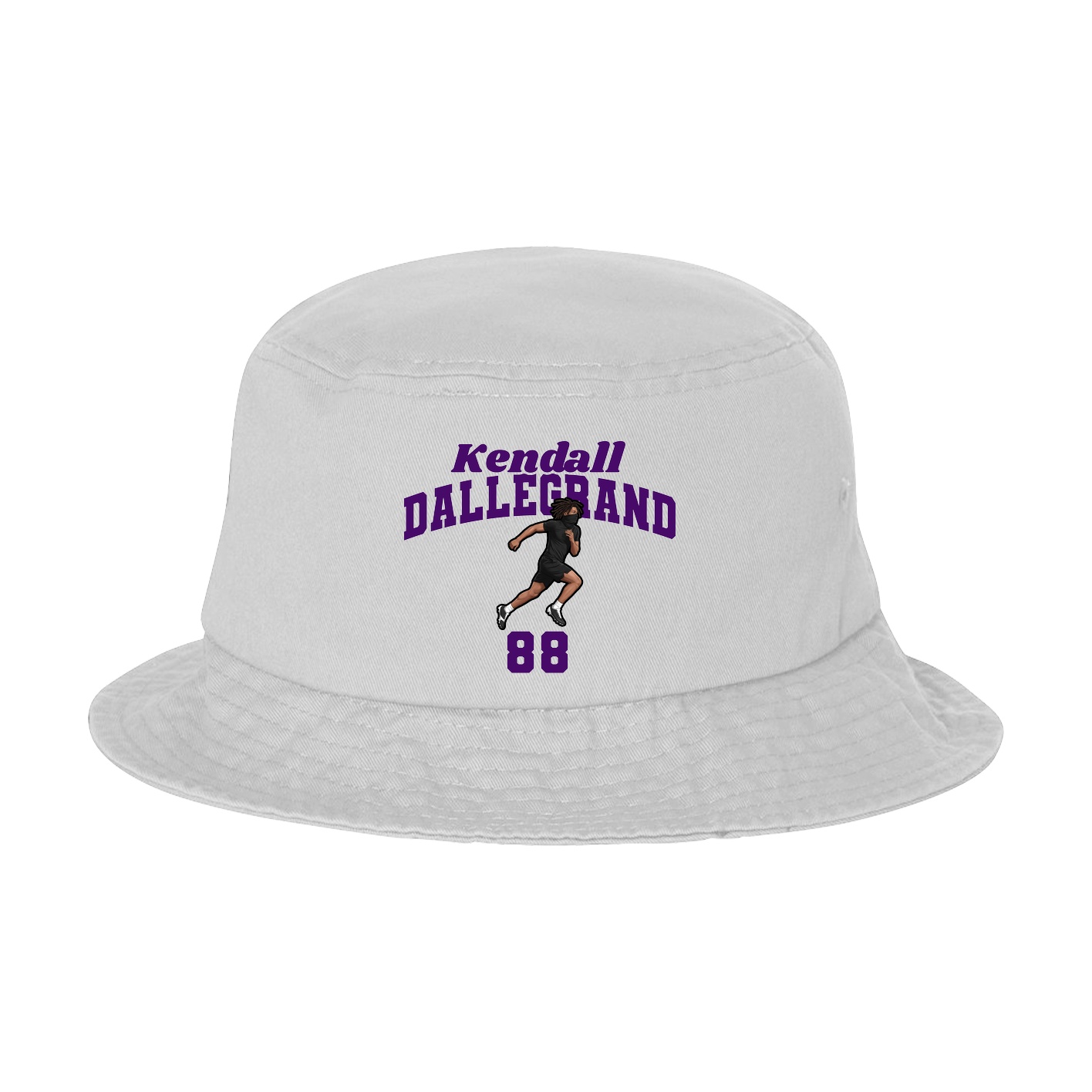 Bucket Cap — Signature Arch in White