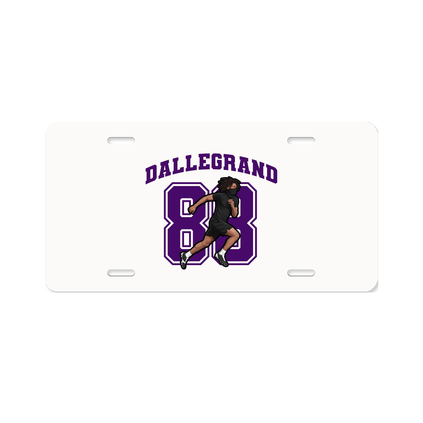 License Plate — Number in Classic