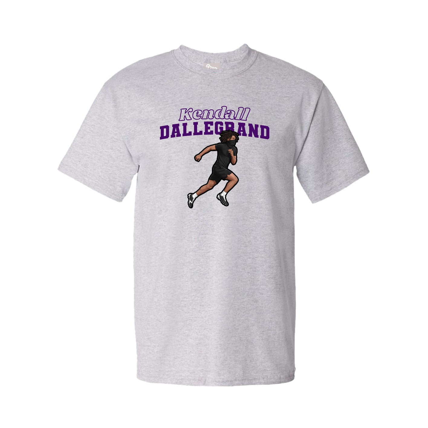 Youth Tee — Name Arch in Grey