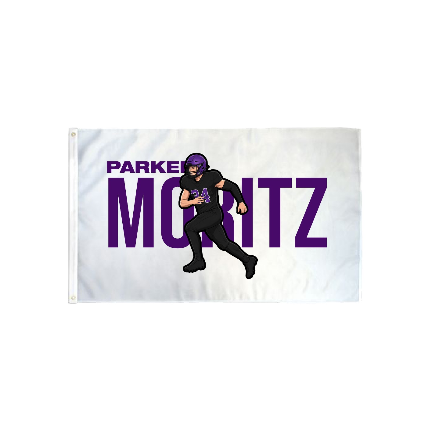 3x5 Flag — Player Name in Classic