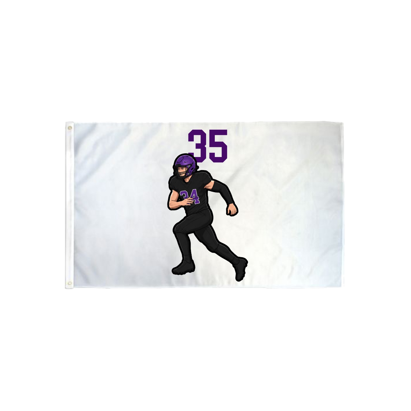 3x5 Flag — Number Top in Classic