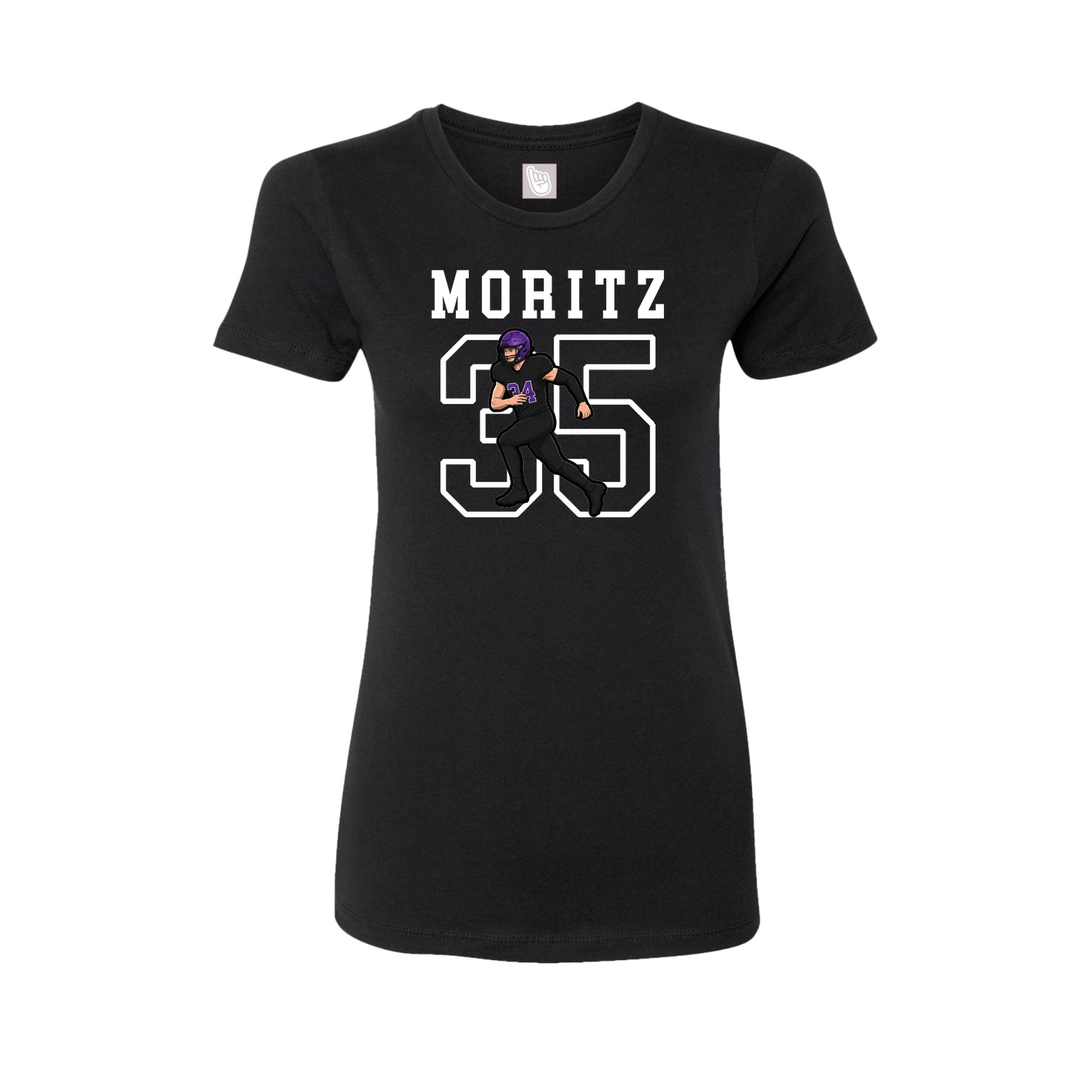 Fitted Women's Tee — Shirsey in Black