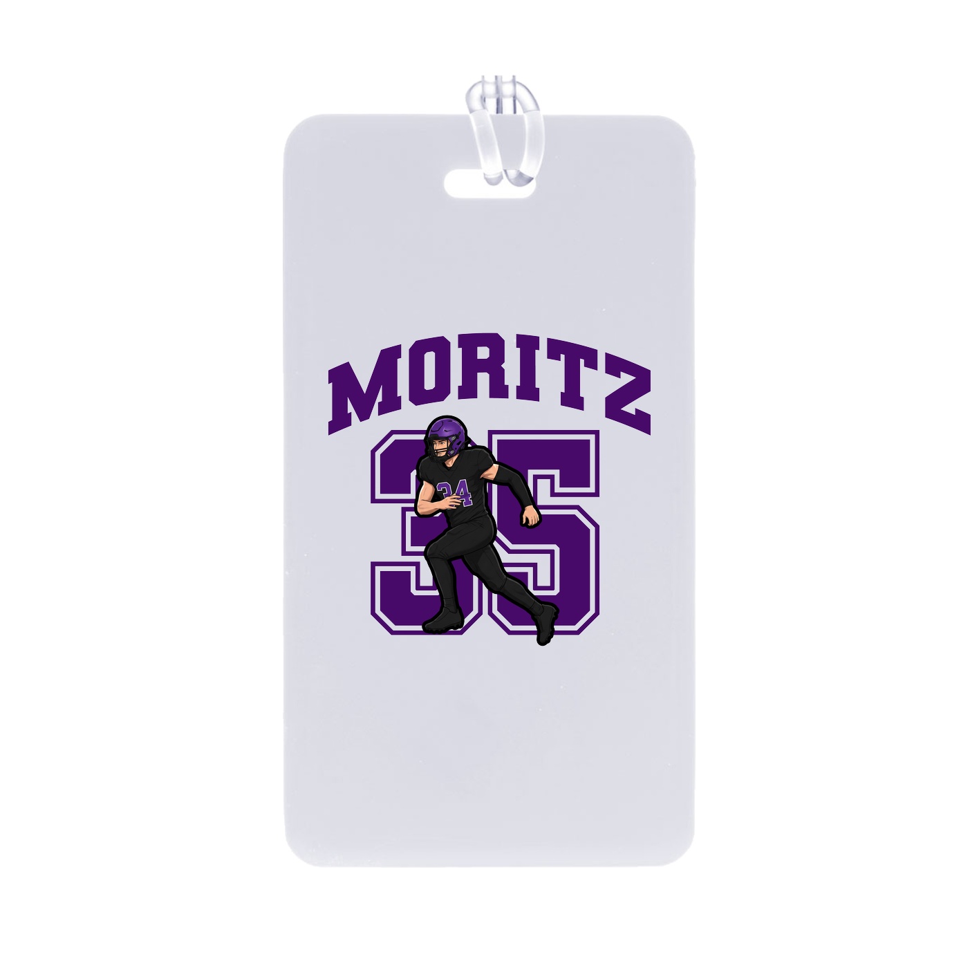 Bag Tag — Number in Classic