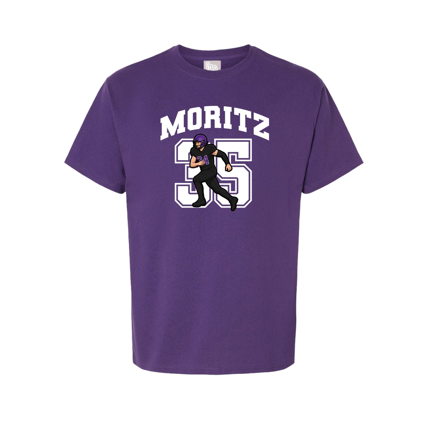 Tee — Number in Purple