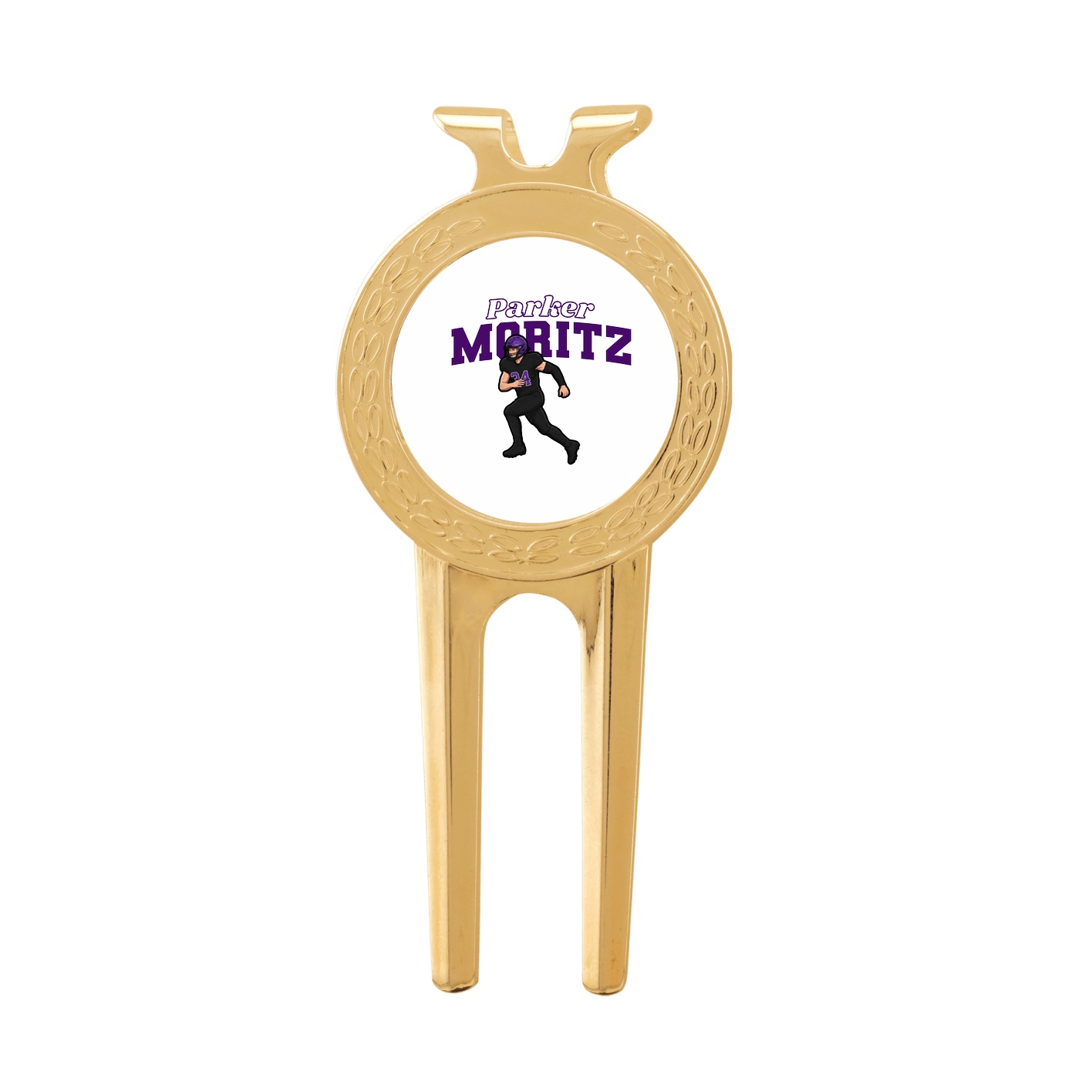 Divot Tool with Ball Marker — Name Arch in Classic