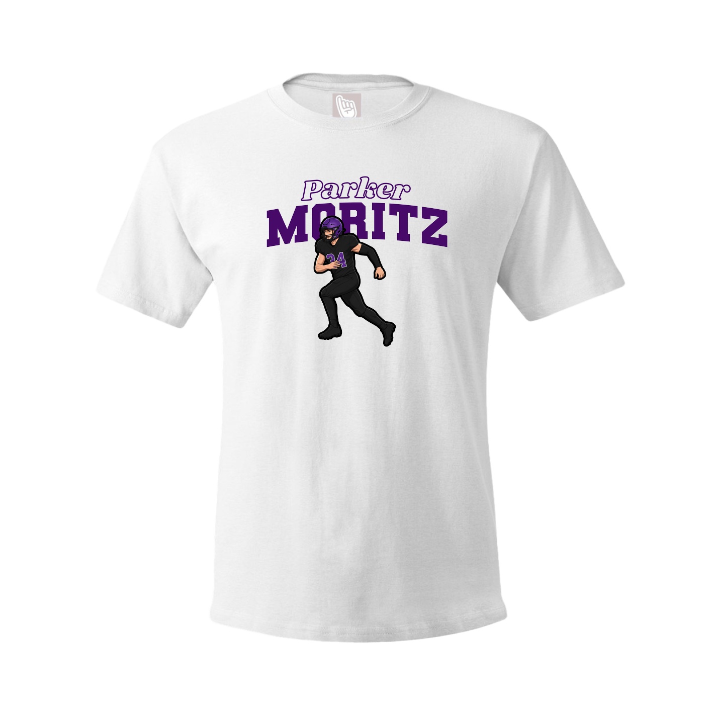 Tee — Name Arch in White